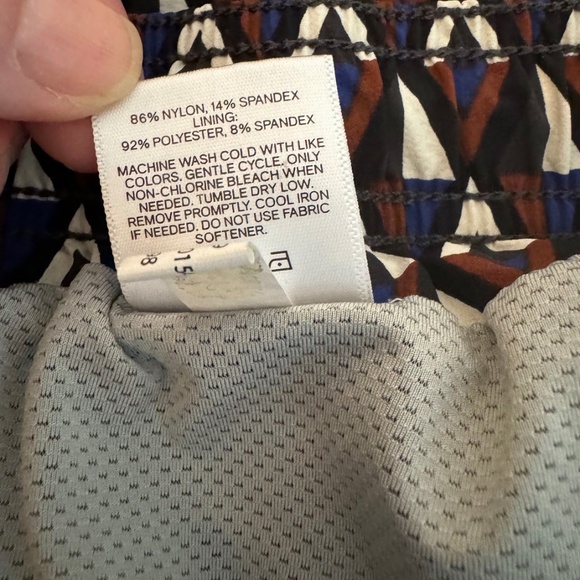 Express Swim Trunks Geometric Print Size XL - Picture 9 of 11